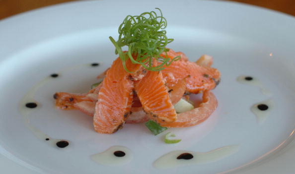 The Salmon starter at Collins House Rest