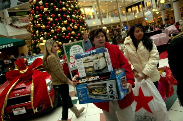 Black Friday Shoppers Hunt For Holiday Bargains