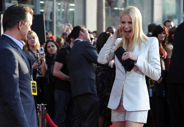 Gwyneth Paltrow wearing a short suit