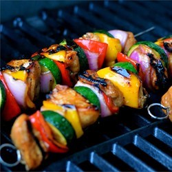 chicken kabobs