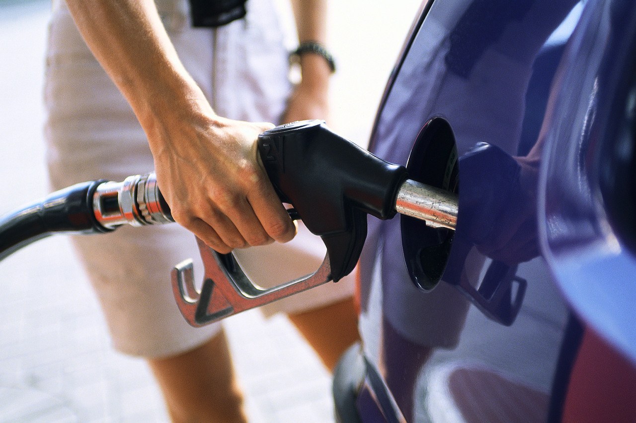 Driver Filling Fuel Tank ca. 1994