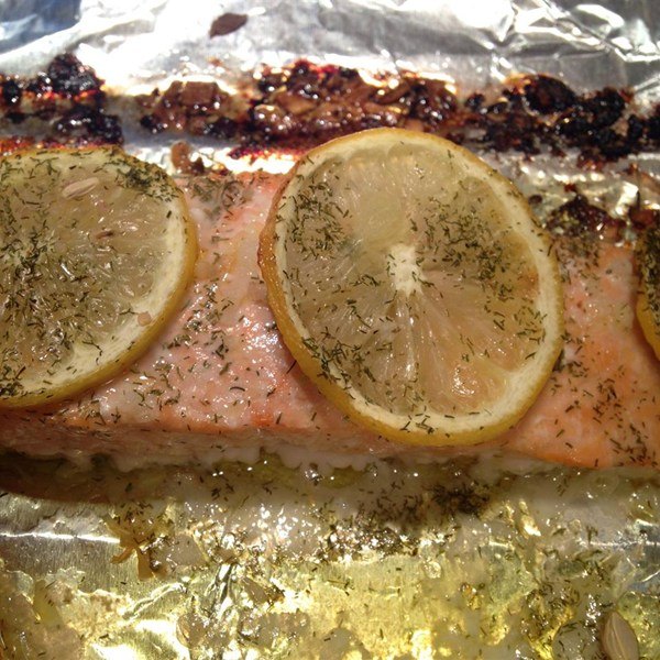 lemon butter salmon