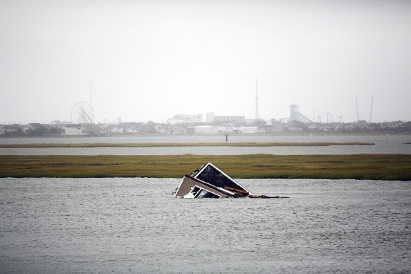 a house collapsed after a flood