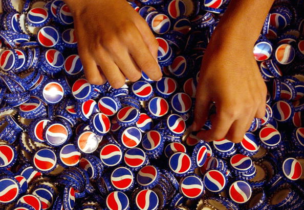 haug av pepsi flaske caps