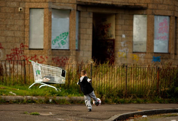 La pobreza infantil en el Reino Unido