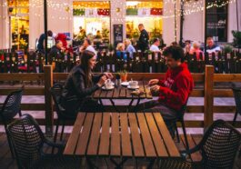couple dining out