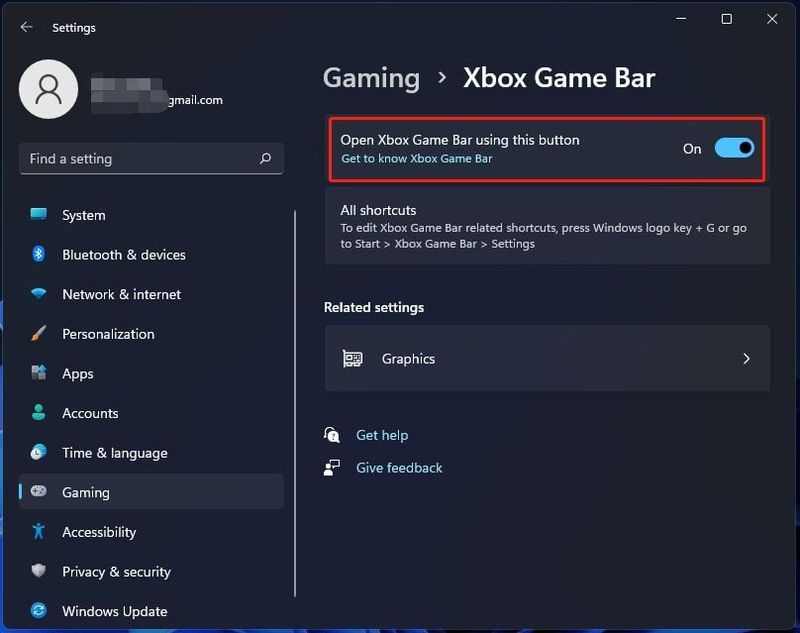 Game Bar