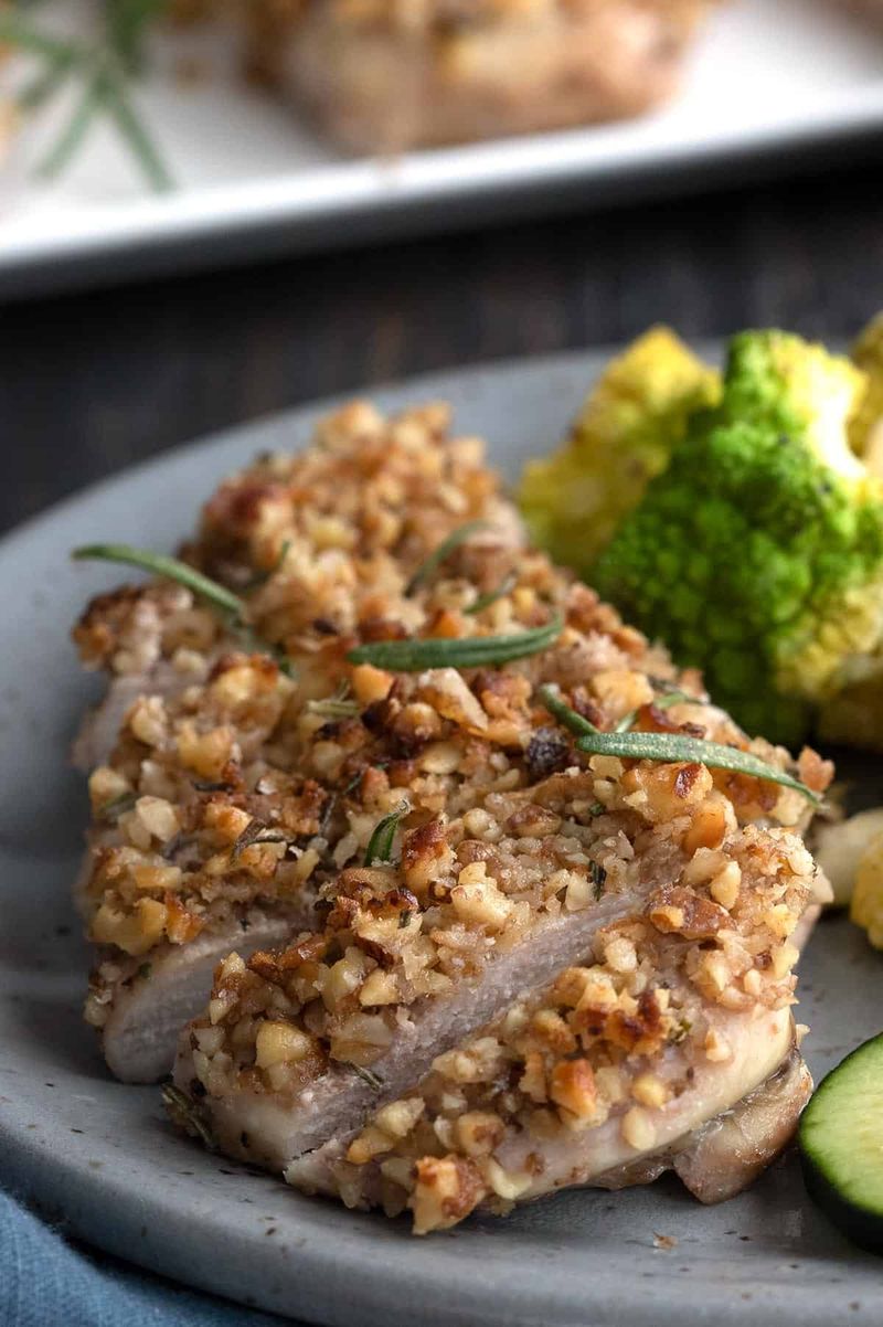 Swap Breadcrumbs for Crushed Nuts