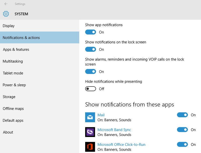 Notifications