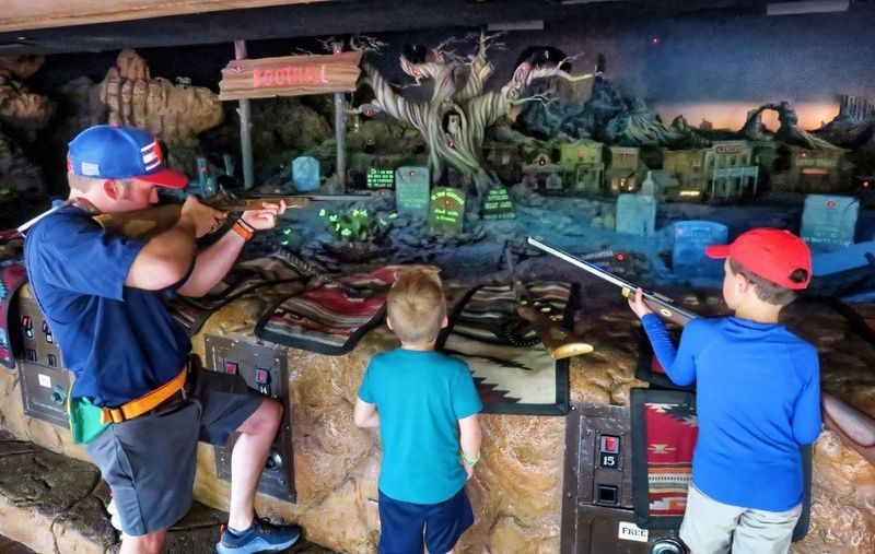 Test Your Aim at Frontierland Shooting Gallery