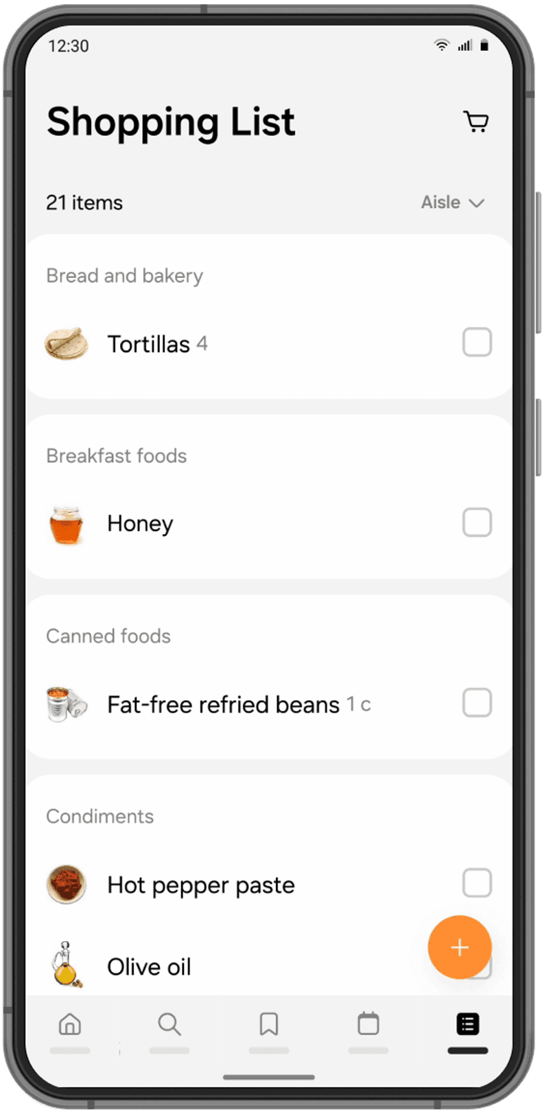 Automated Grocery List