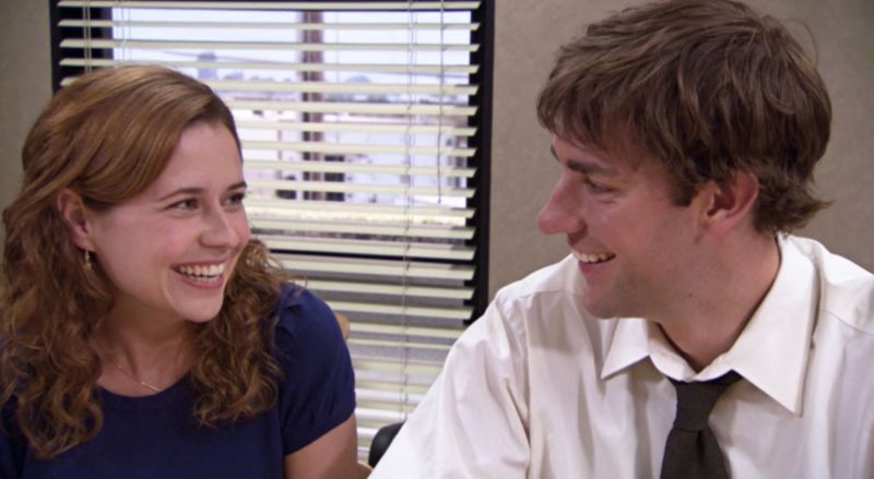 Jim and Pam's Workplace Friendship