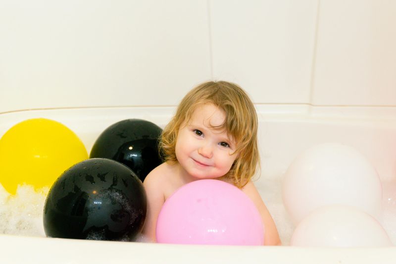 Giggling Through Bubble Bath Mountains