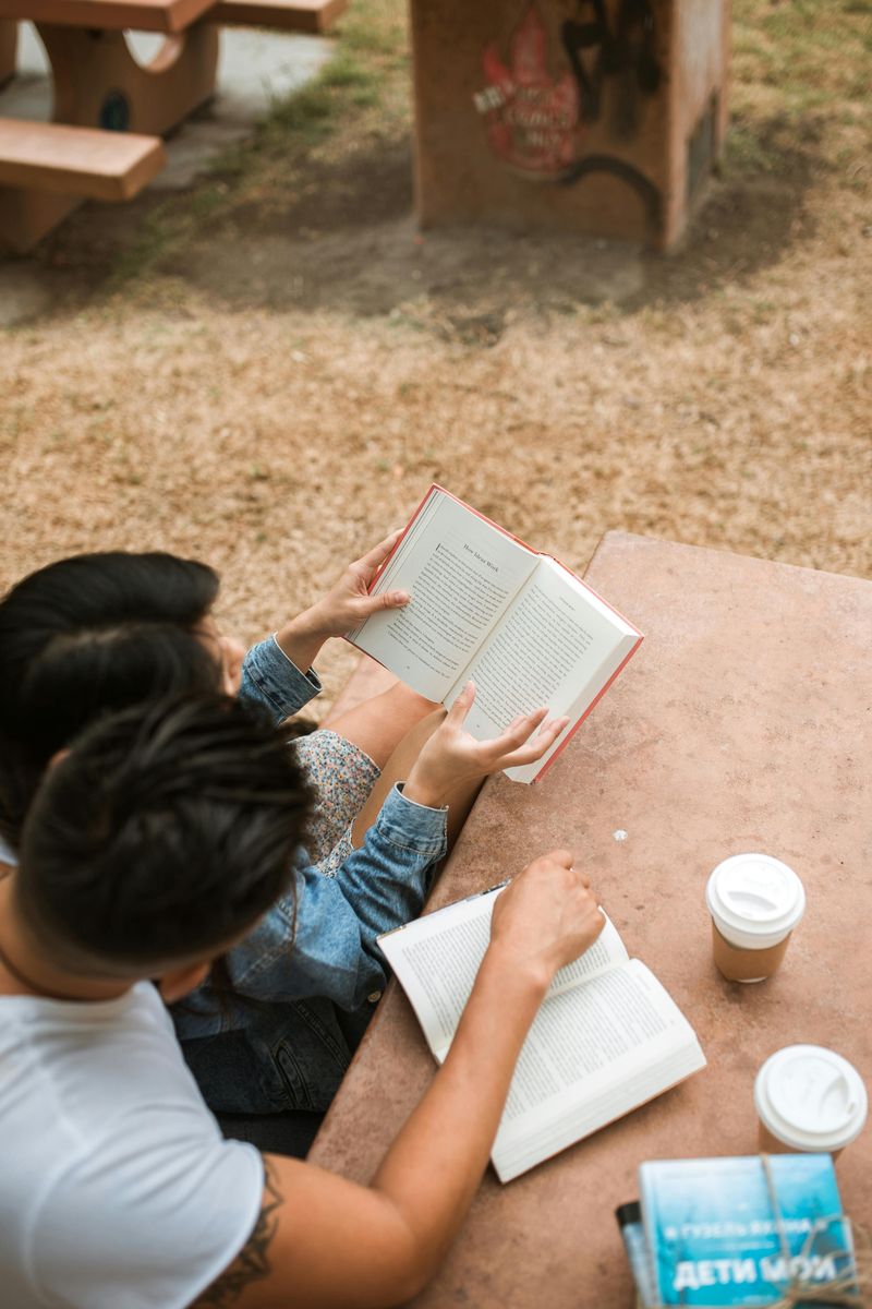 Reading Side by Side in Total Comfort