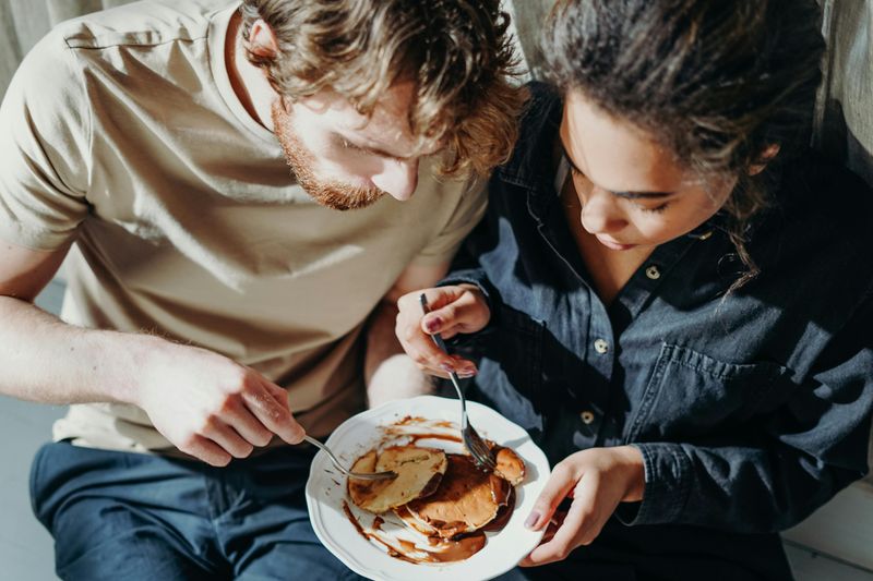 Sharing food without asking