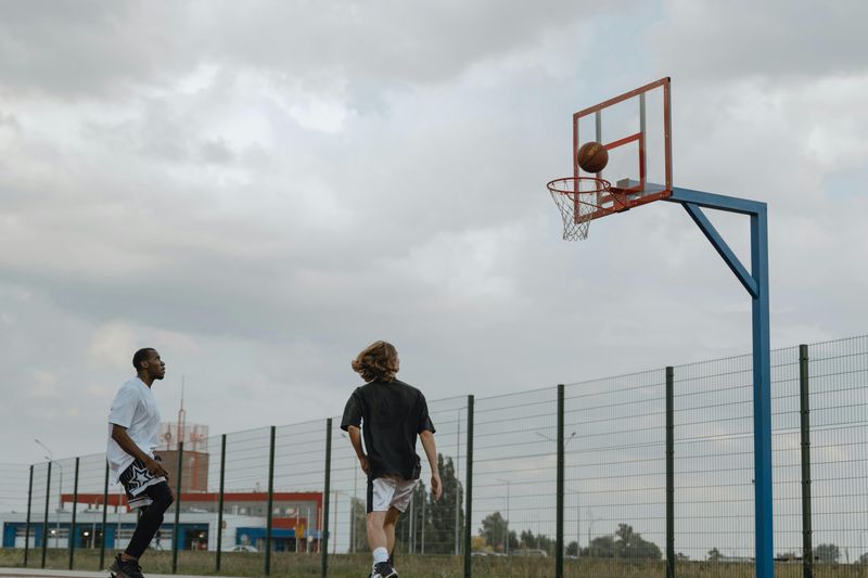 Shooting Hoops or Playing Games Until Dark