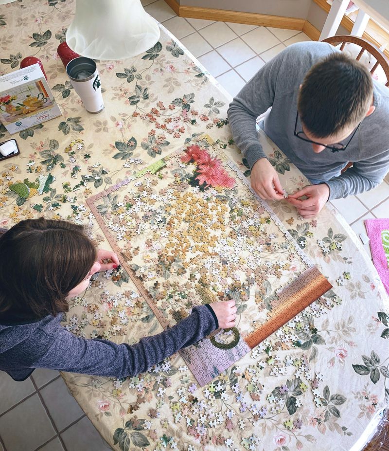 Complete a Puzzle at Home