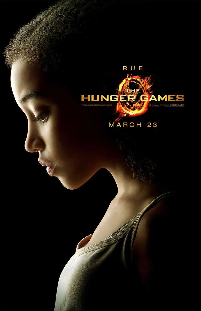 Amandla Stenberg as Rue in The Hunger Games