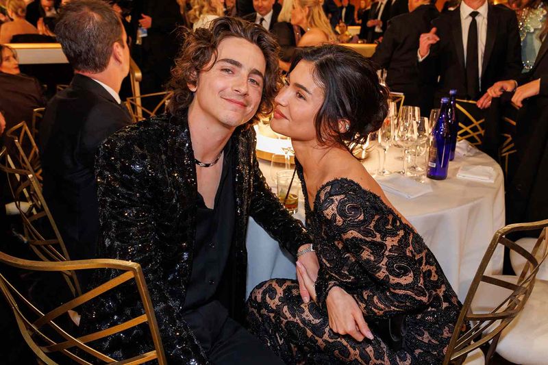 Kylie Jenner and Timothée Chalamet