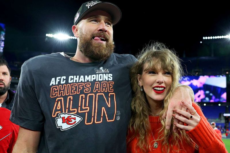 Taylor Swift and Travis Kelce