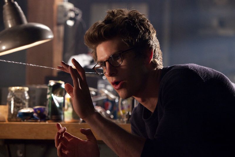 Andrew Garfield as Peter Parker in The Amazing Spider-Man (2012)