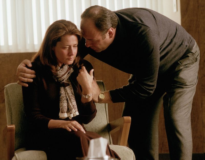 Tony and Carmela Soprano from The Sopranos