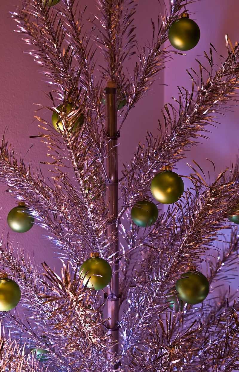 Aluminum Christmas Trees with Color Wheels