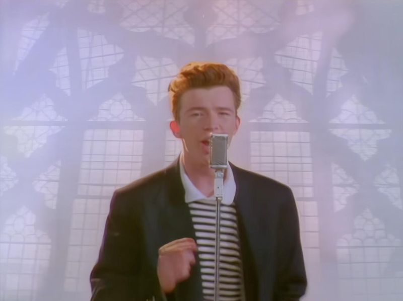 Rick Astley – 'Never Gonna Give You Up'