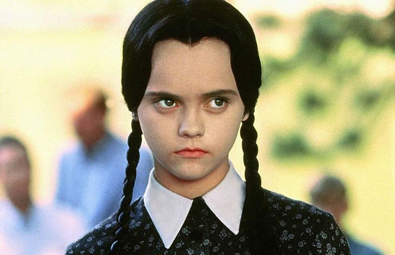 Wednesday Addams' Gothic Braided Pigtails