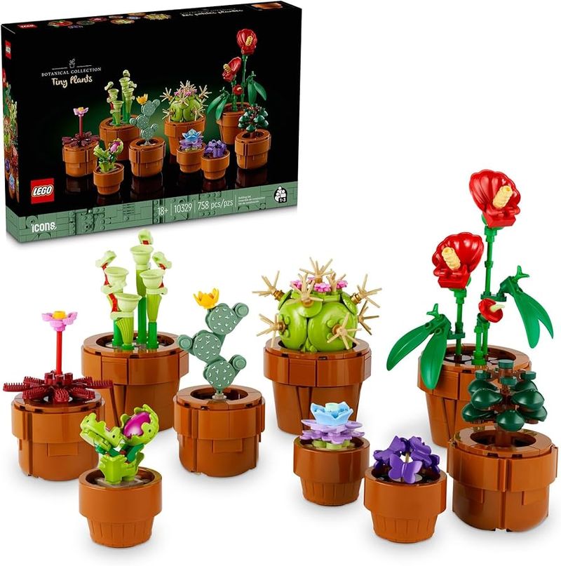 Botanicals Happy Plants Mini Building Toy