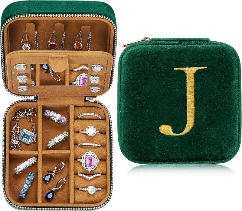 Monogram Travel Jewelry Case