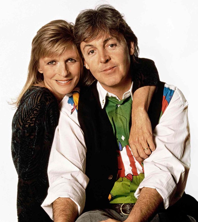 Paul and Linda McCartney