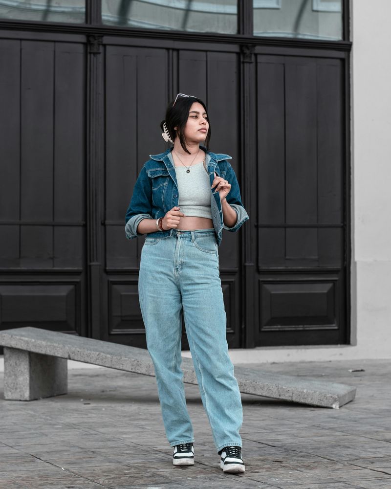 High-Waisted Mom Jeans