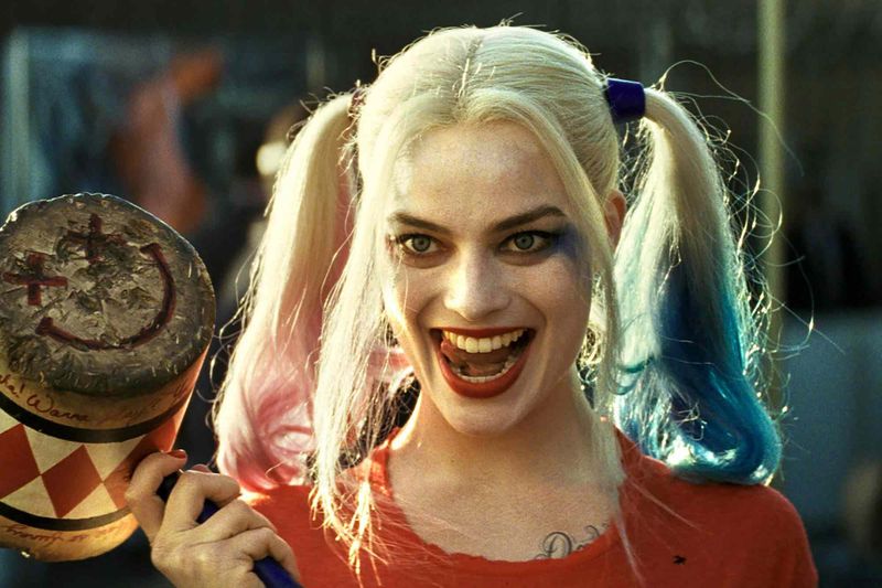 Harley Quinn's Chaotic Two-Toned Pigtails