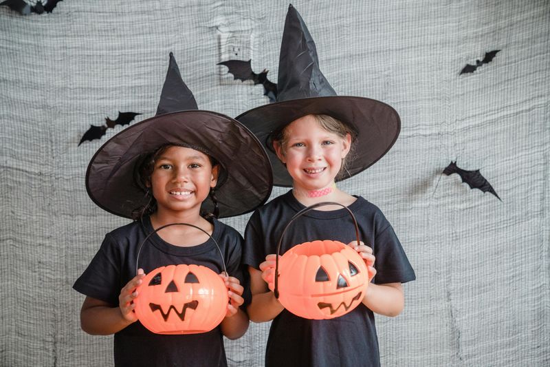 Dressing Up as Witches for Halloween