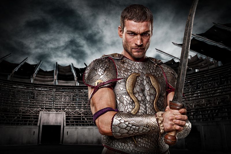 Andy Whitfield in Spartacus