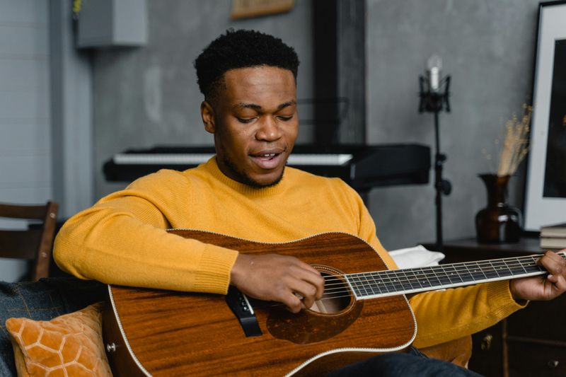 He Plays a Musical Instrument