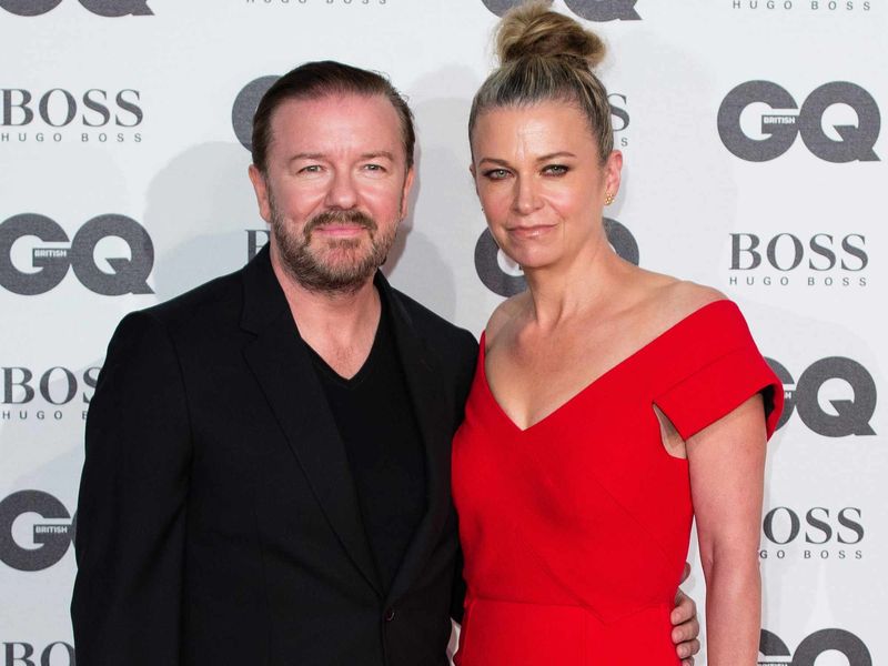 Ricky Gervais & Jane Fallon 