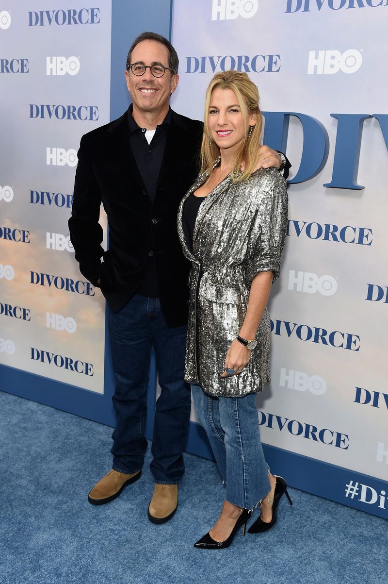 Jerry Seinfeld and Jessica Seinfeld