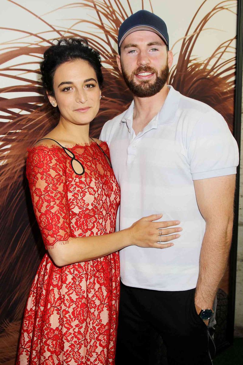 Chris Evans & Jenny Slate