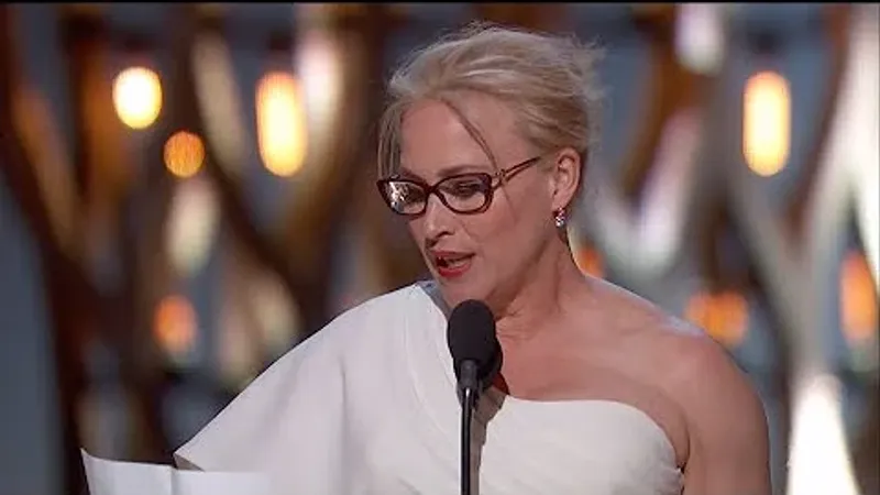 Patricia Arquette – Oscar Speech for Wage Equality