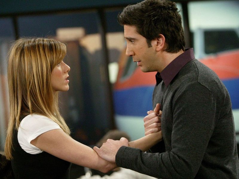 Ross and Rachel from Friends