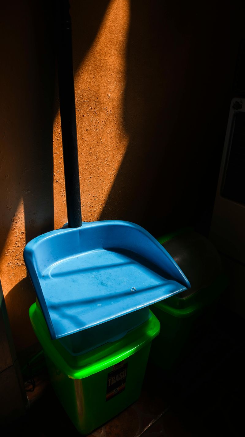 Using Your Dustpan as a Funnel