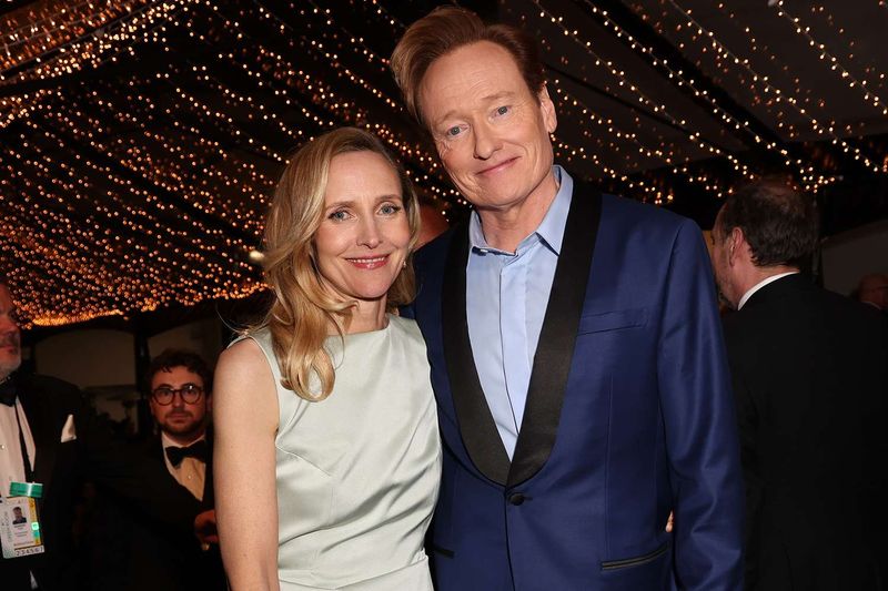 Conan O'Brien and Liza Powel