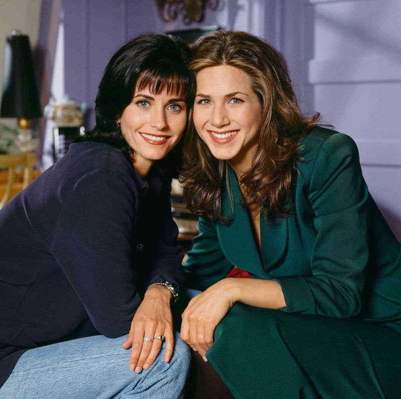 Courteney Cox and Jennifer Aniston