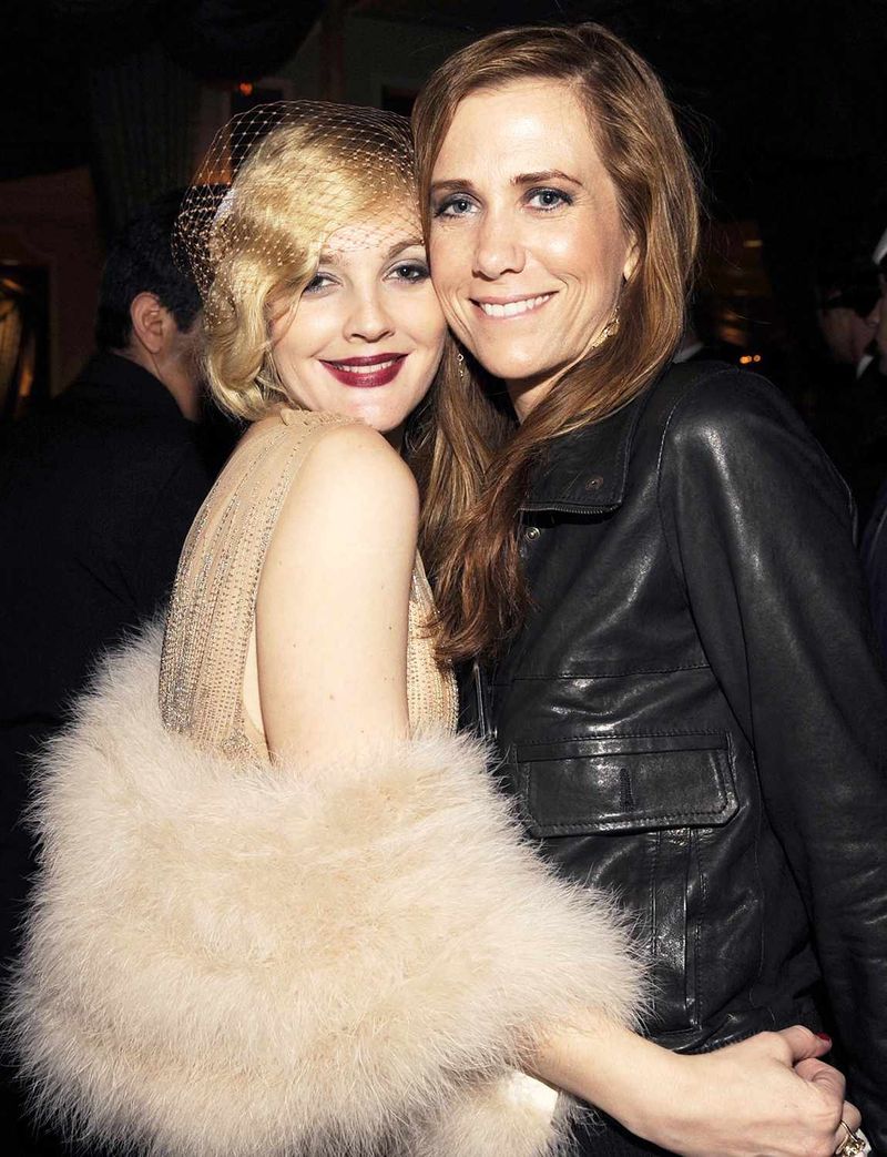 Drew Barrymore and Kristen Wiig