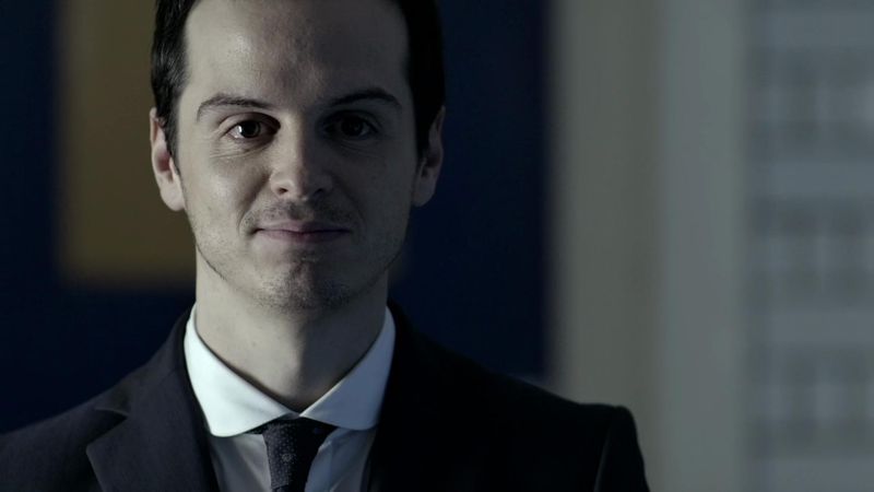Andrew Scott as Moriarty in Sherlock