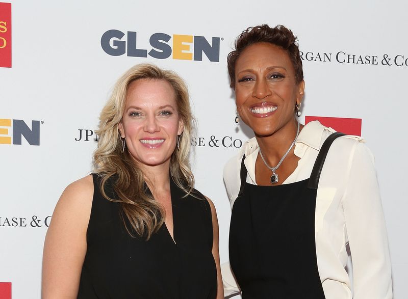 Robin Roberts and Amber Laign