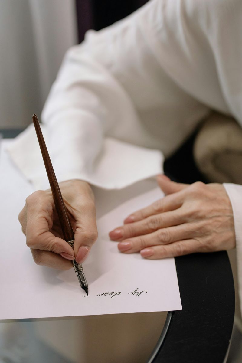 Writing Letters and Paying Bills by Hand