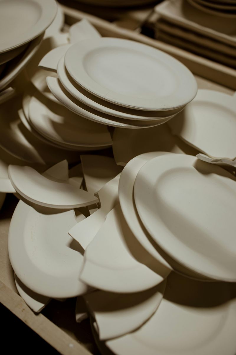 Cracked Ceramic Dishes